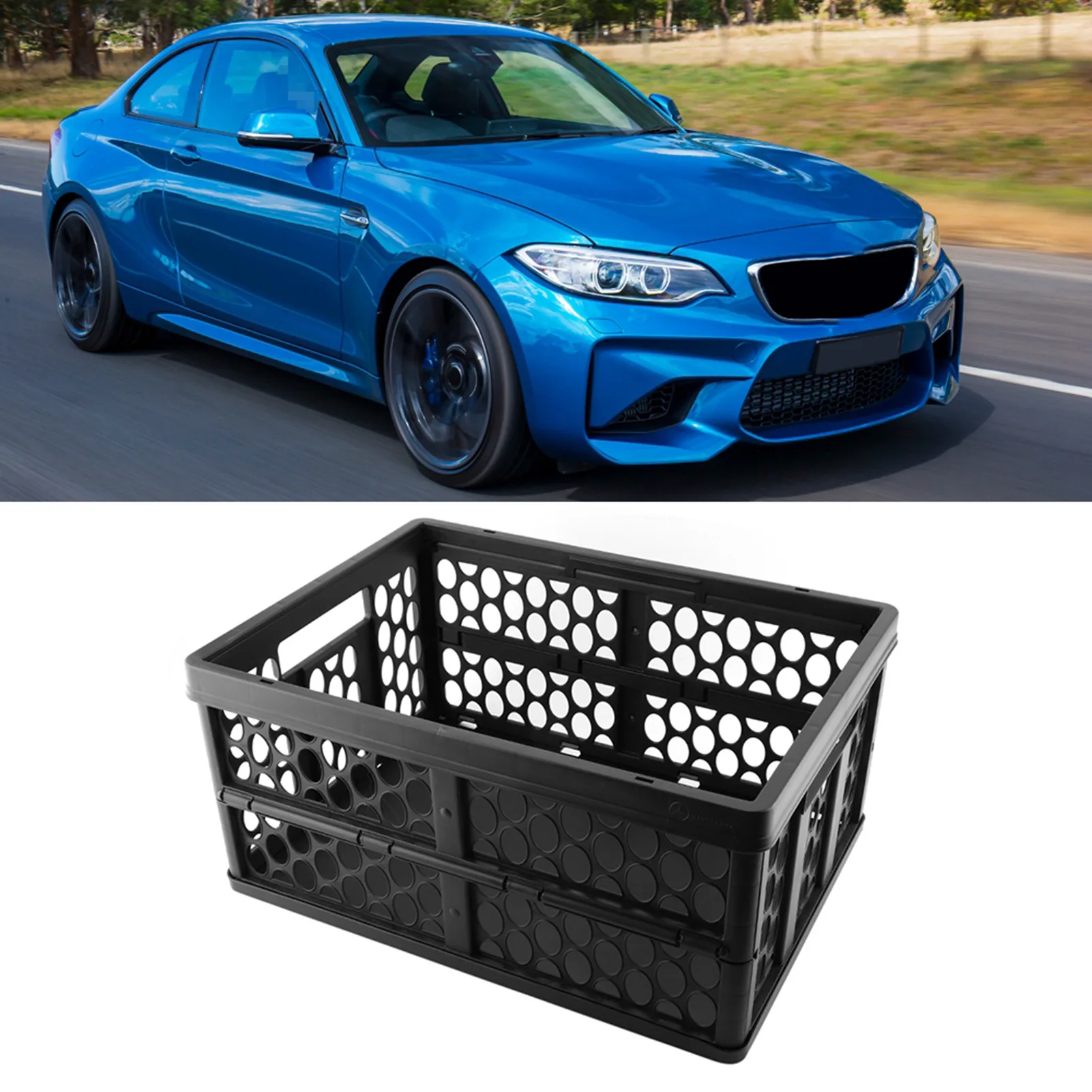

Car Trunk Organizer Trunk Storage Car Trunk Storage Box Trunk Storage Shopping Crate Basket Fit for A2038400020