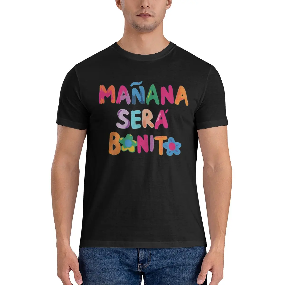 Men T-Shirts Manana Sera Bonito Casual Cotton Tee Shirt Short Sleeve KAROL G T Shirt Round Collar Clothes Printed