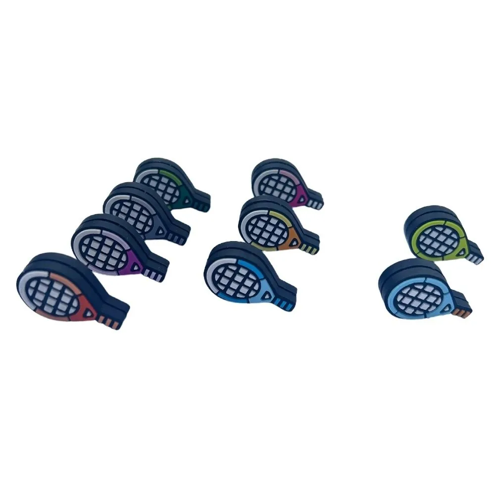 

Silicone Material Tennis Racket Dampener Tennis Racket Shape Durable Tennis Vibration Dampener Cartoon Design