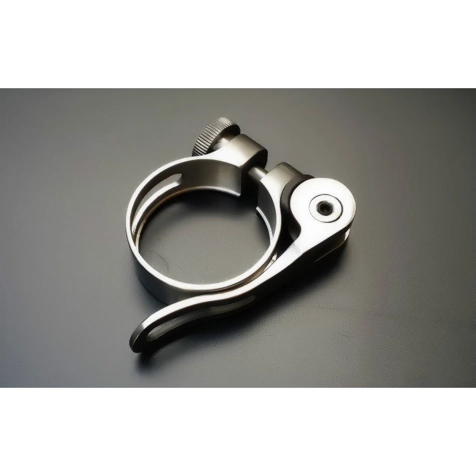 Titanium Alloy Mountain Road Bicycle Bike Quick Release Seatpost Clamp Holder Clip 31.8/34.9mm