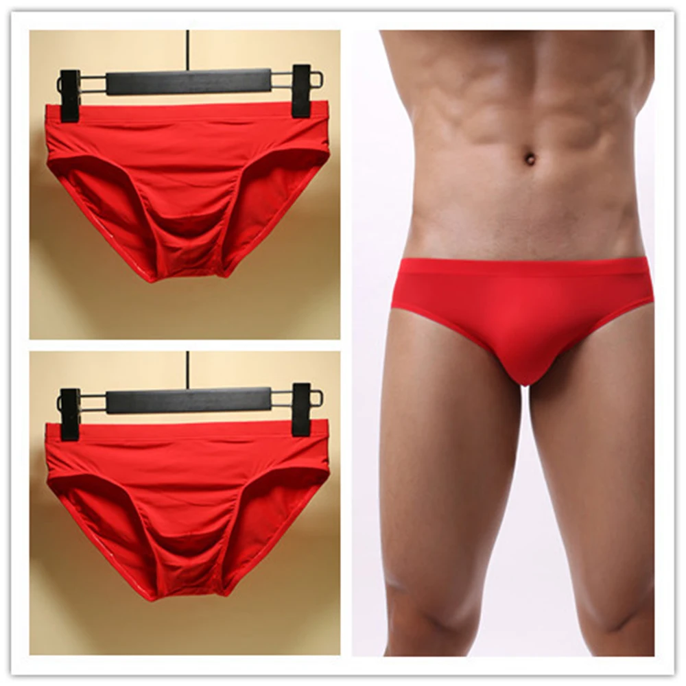 Moda quente nova sleepwear briefs dos homens verão calcinha de cintura baixa bolsa sem costura sexy roupa de banho cuecas