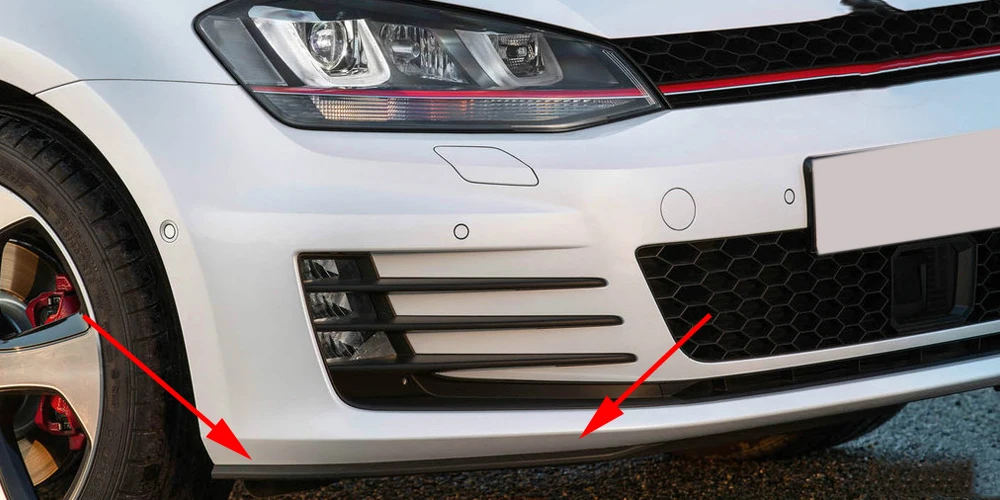 Auto Frontschürze Lip Unteren Spoiler Air Deflektor Volant Trim Für Volkswagen VW Golf MK7 GTI 2015 2016 2017 5GG 8059039 B9 – Detail 2