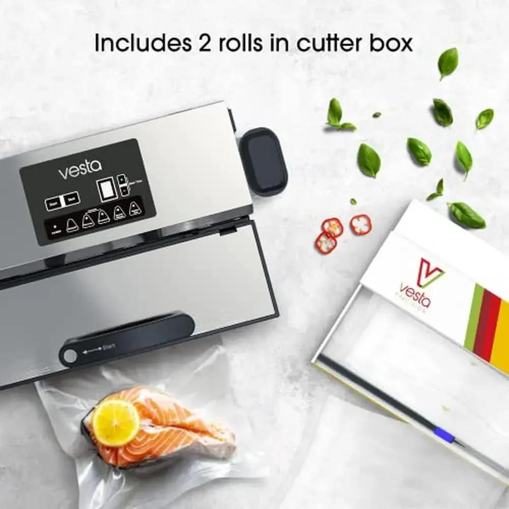 Professional Vacuum Sealer Machine Smart Seal Design Full Speed Operation Heavy Duty Patented Cutter Bundle