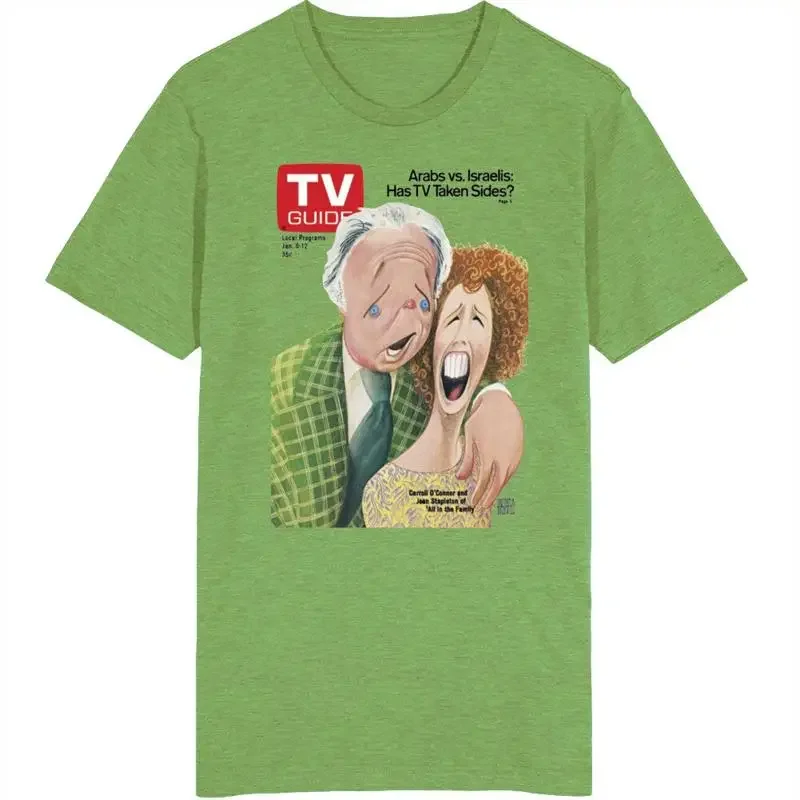 T-shirt avec couverture de magazine TV de Carroll O'connor et Jean Stapleton