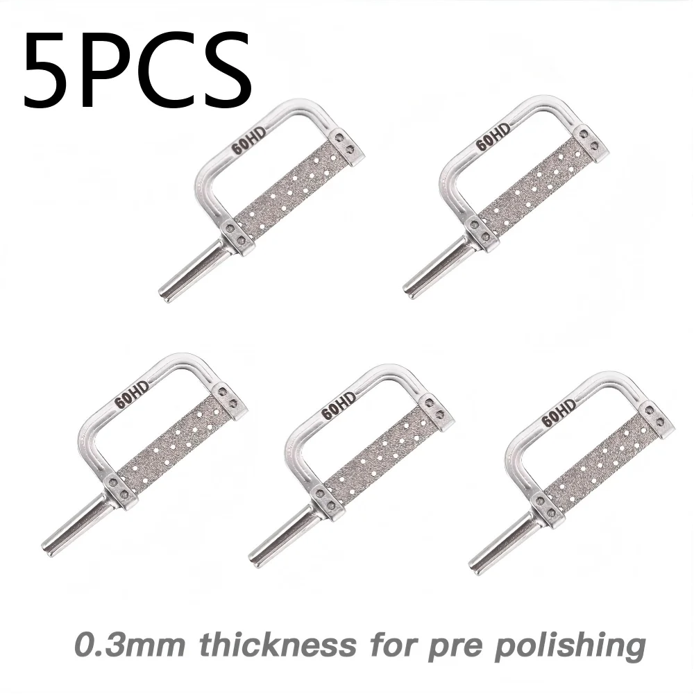 

5 шт. полосок для полировки зубов, ортодонтические инструменты для интерпроксимального редукта, реставрационные пилки, металлические абразивные полировочные полоски 15HD-90HD