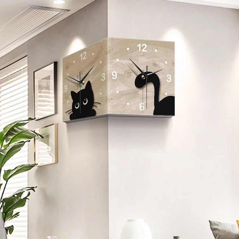 Unique Cartoon Wall Clocks Aesthetic Simple Silent Design Minimalist Wall Watch Digital Luxury Restaurant Wanduhr Home Decor