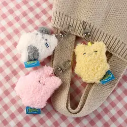 PP Cotton Butter Rabbit Cut Plush Keychain Butter Family Soft Cartoon Butter Cookie Plush Keyring Plush Ins