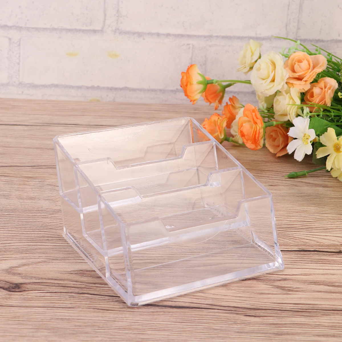 

Business Card Holder Box Quality Compact Desk Storage Office Supplies Cards ganizer Stylish Gift Teacher Friend Student