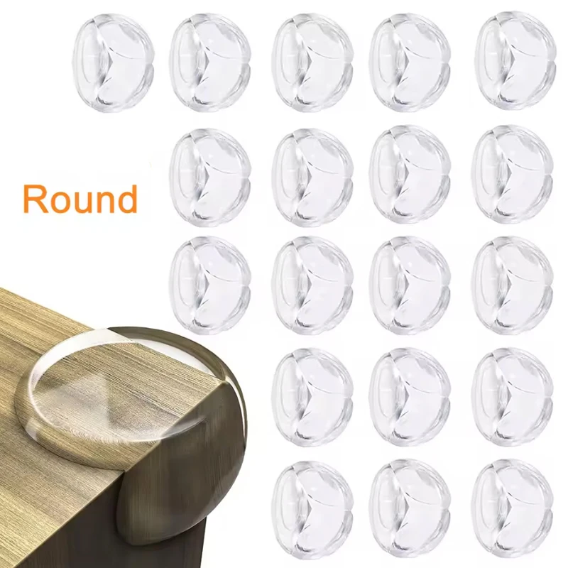 10 pcs/20 pcs Baby Veiligheid Siliconen Protector Tafel Hoek Rand Bescherming Cover Elektrische Socket Kinderen Anticollision Guards