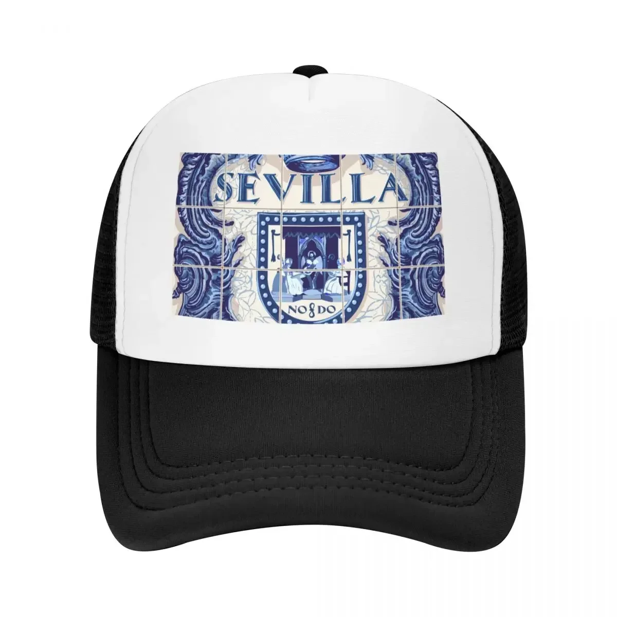 Spain Seville Azulejo Azulejos Tiles Baseball Cap funny hat Beach Outing hiking hat For Women 2024 Men's