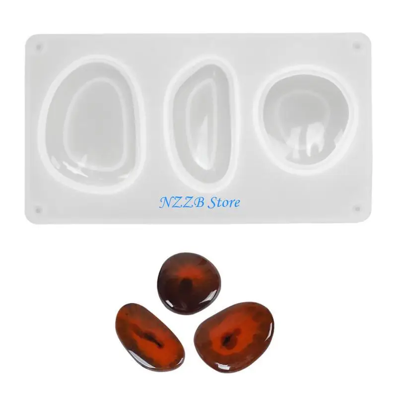 

T21F Easy Releasing Silicone Mold Handmade Pendant Making Molds Silicone Texture