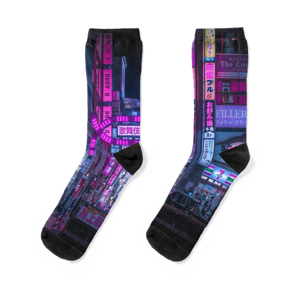 

Kabukicho Gate, Shinjuku Socks winter colored man hip hop Socks For Men Women's