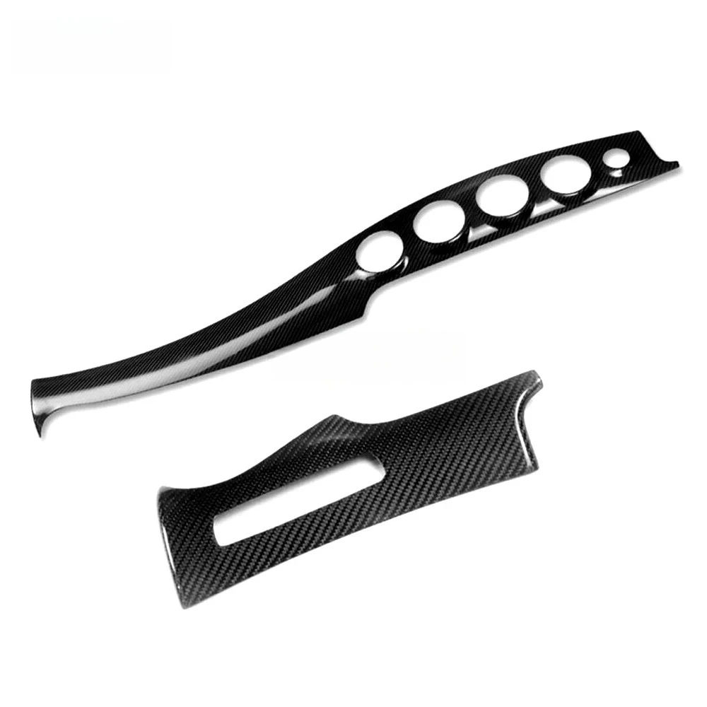 

Carbon Fiber Interior Trim 2pcs Car Console Dashboard Cover For Mercedes Benz AMG GT GT50 GT53 2019 2020 2021 2022 2023