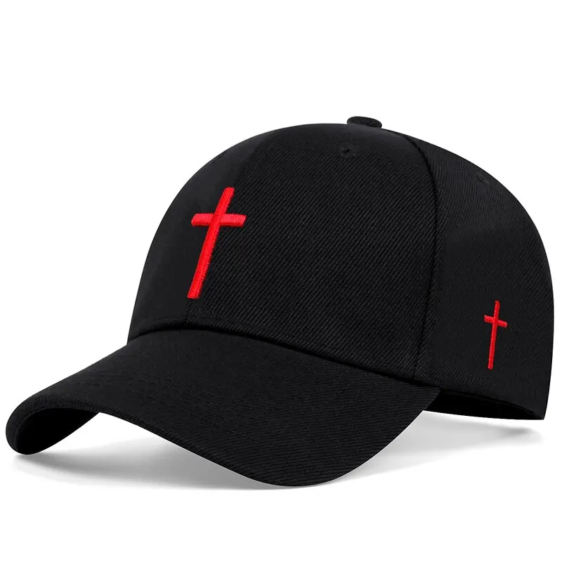 Unisex haft krzyżykowy Snapback czapki baseballowe wiosenny i jesienny regulowany kapelusz przeciwsłoneczny czapki na co dzień