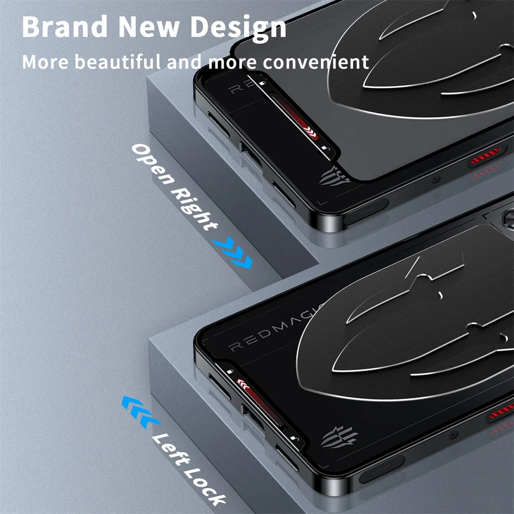 For ZTE Nubia Red Magic 9 Pro plus Case Metal Aluminum Alloy Bumper Z60 Ultra For Asus ROG Phone 8 Pro Camera Protector Cover