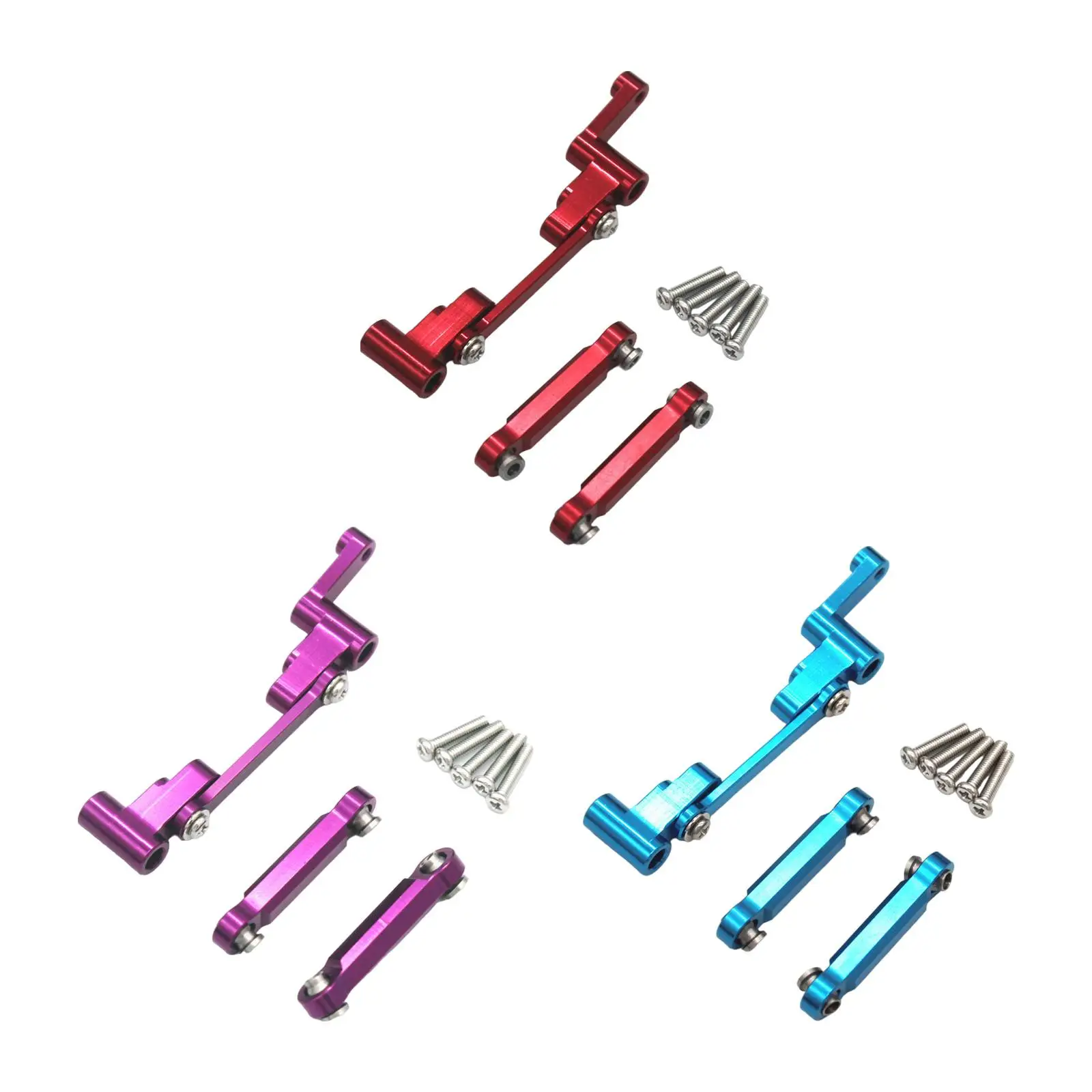 

RC Steering Components Replace Parts Professional Aluminium Alloy Upgrade for 1:14 14301 14302 14303 RC Car Accessory