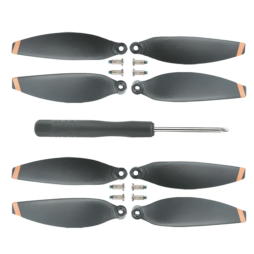 2 пары пропеллеров для DJI Mavic Mini 2, аксессуары для дрона, пропеллеры с низким уровнем шума, запасные части