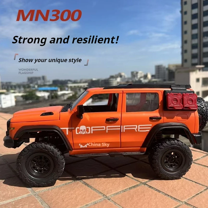 2025 Mn Mn300 Tank Remote Control Model Car Rc Climbing Four-Wheel Drive Off-Road Vehicle Model Toy Boy Gift