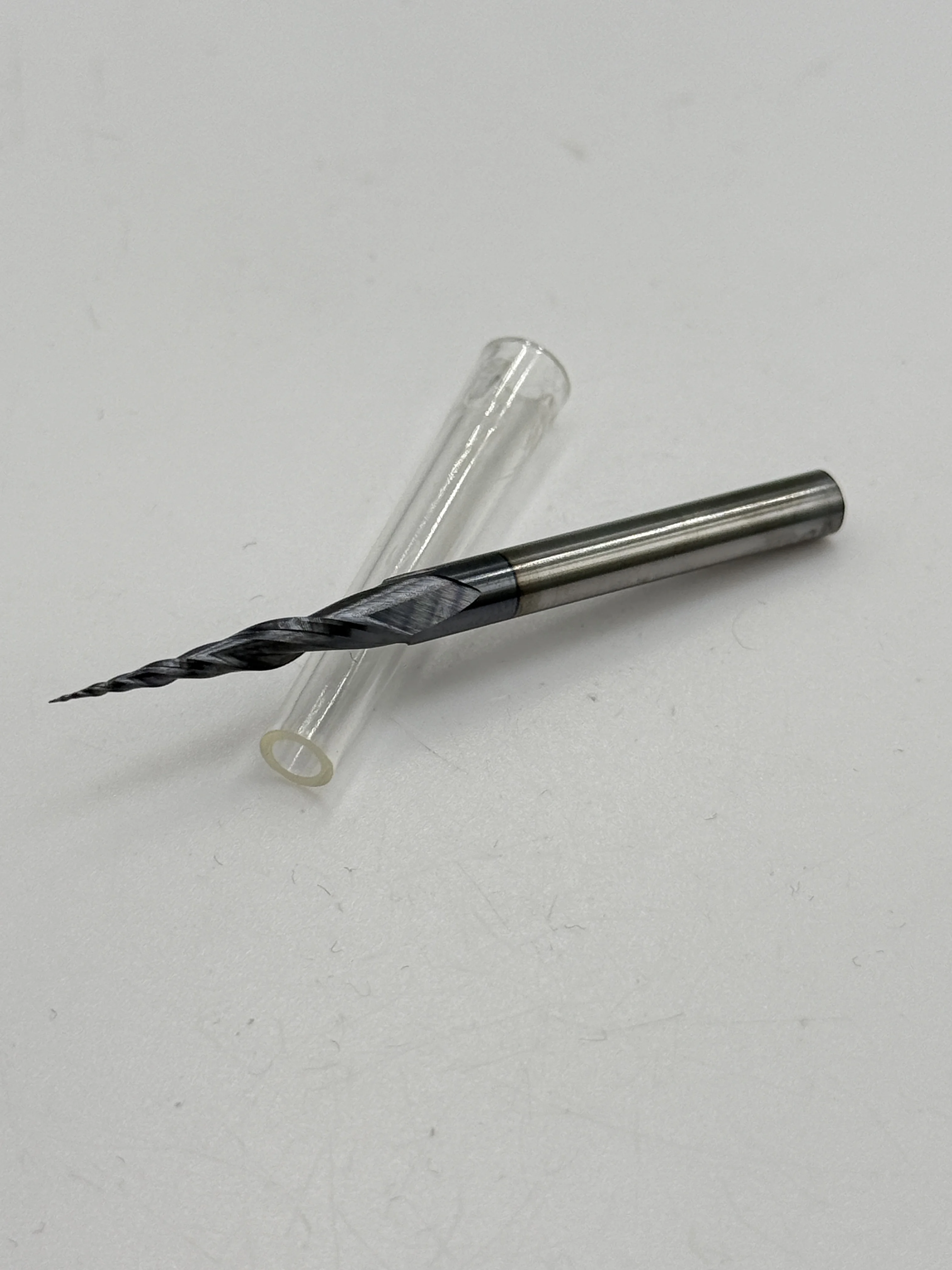 3,175mm (1/8 ") schaft wolfram hartmetall Verjüngt Ball Nase Ende Mühlen und kegel cutter HRC55 mit coatiting