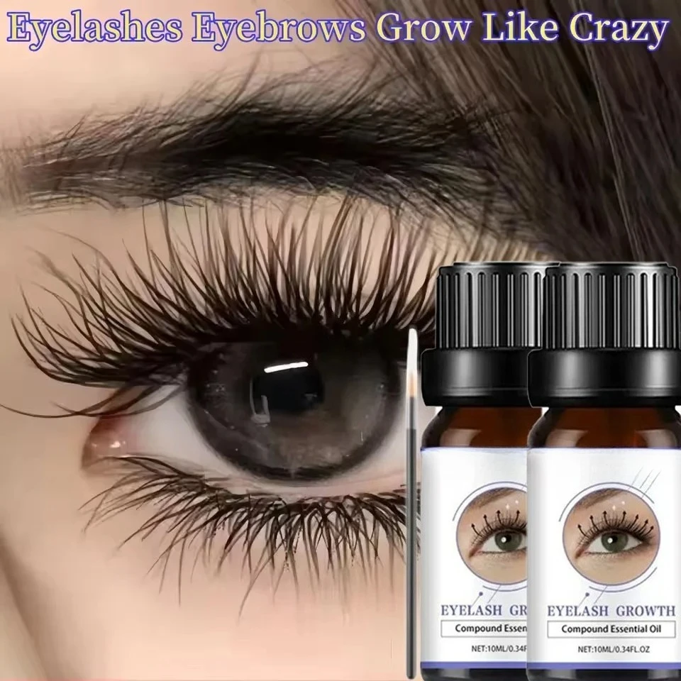 Siero per la crescita rapida delle ciglia Ciglia naturali Enhancer Sopracciglia più spesse Sollevamento Essenza Ciglia più piene Cura degli occhi Cosmetico coreano