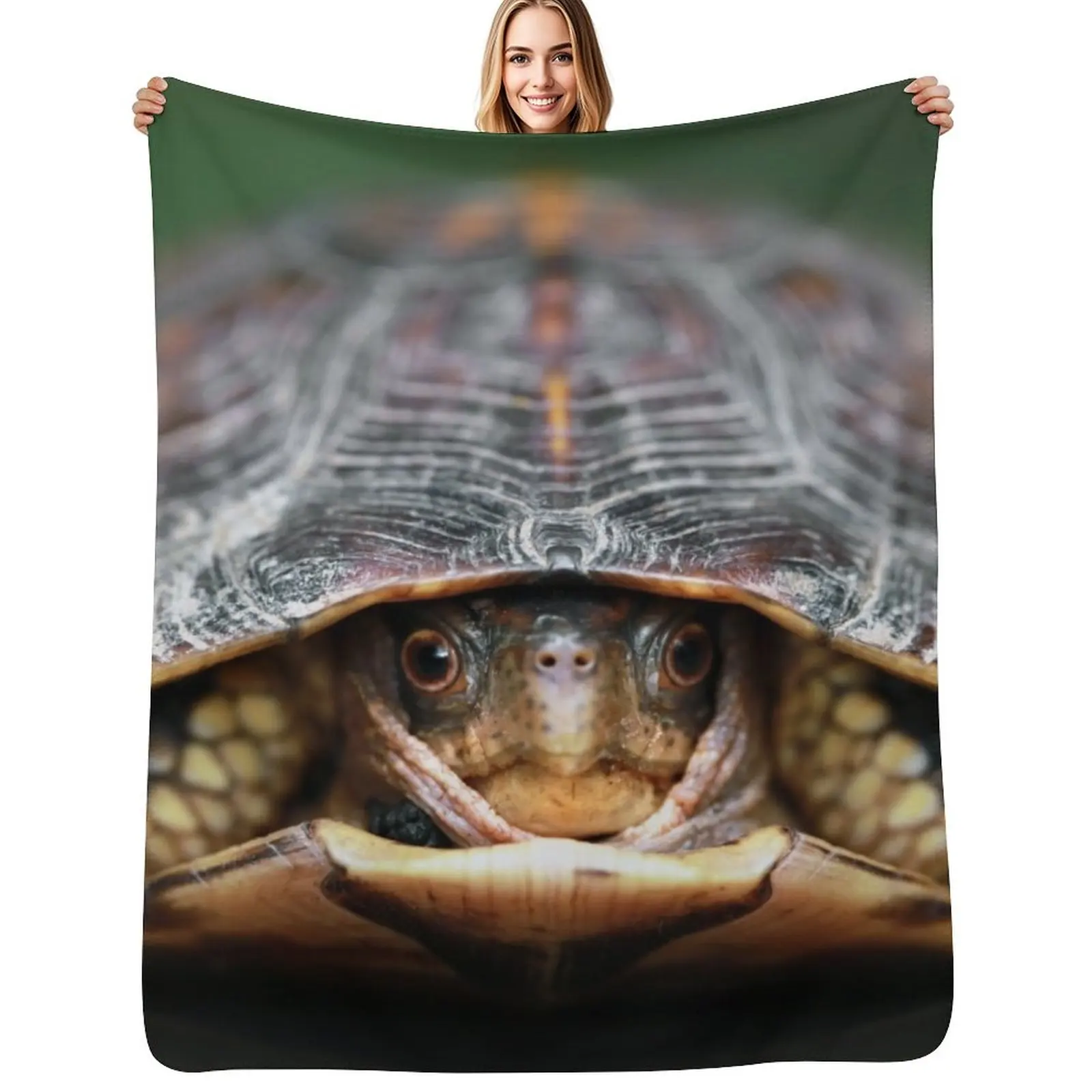 Box Turtle Throw Blanket Bed warm for winter for sofa Luxury For Baby Blankets Sofas Blankets