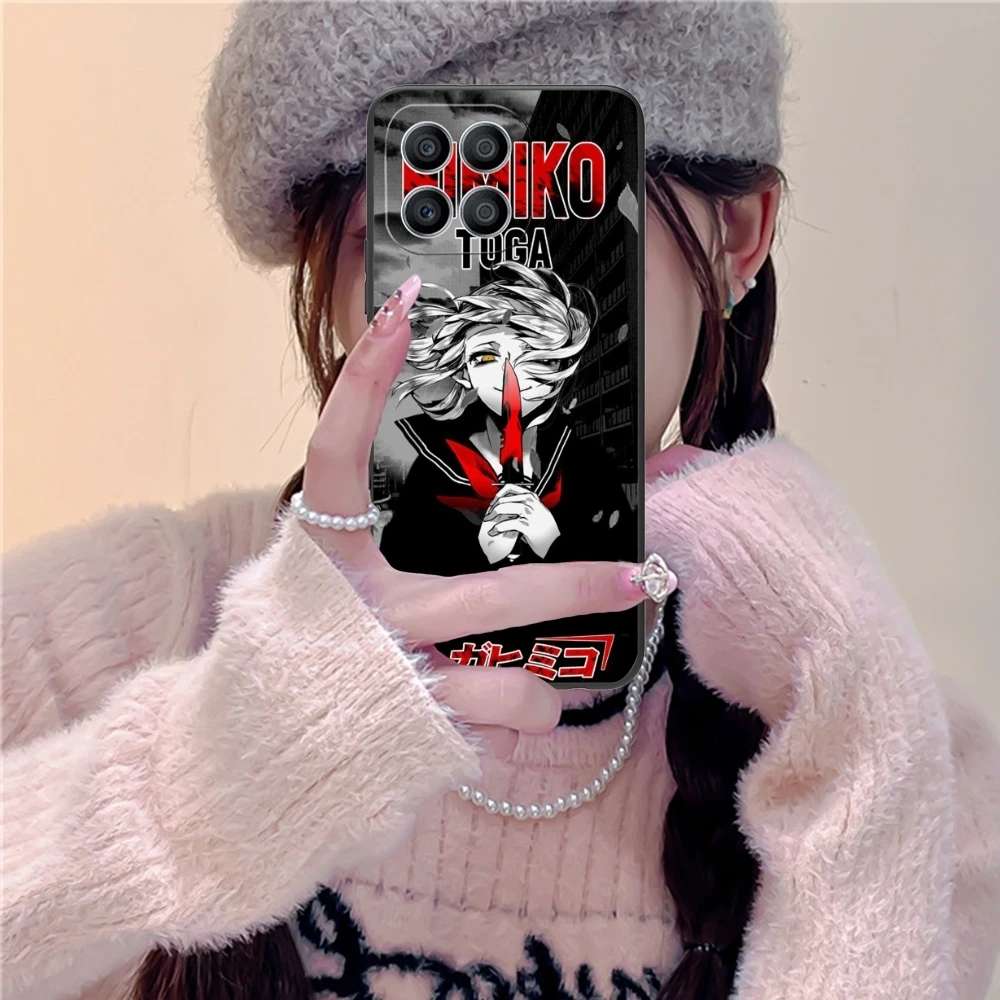 Hero Himiko Toga Mobile Phone Case for Huawei Honor 90 80 70 60 50 30 20 10 9 8 7 Pro C S SE Lite 5G Black Phone Cover Shell