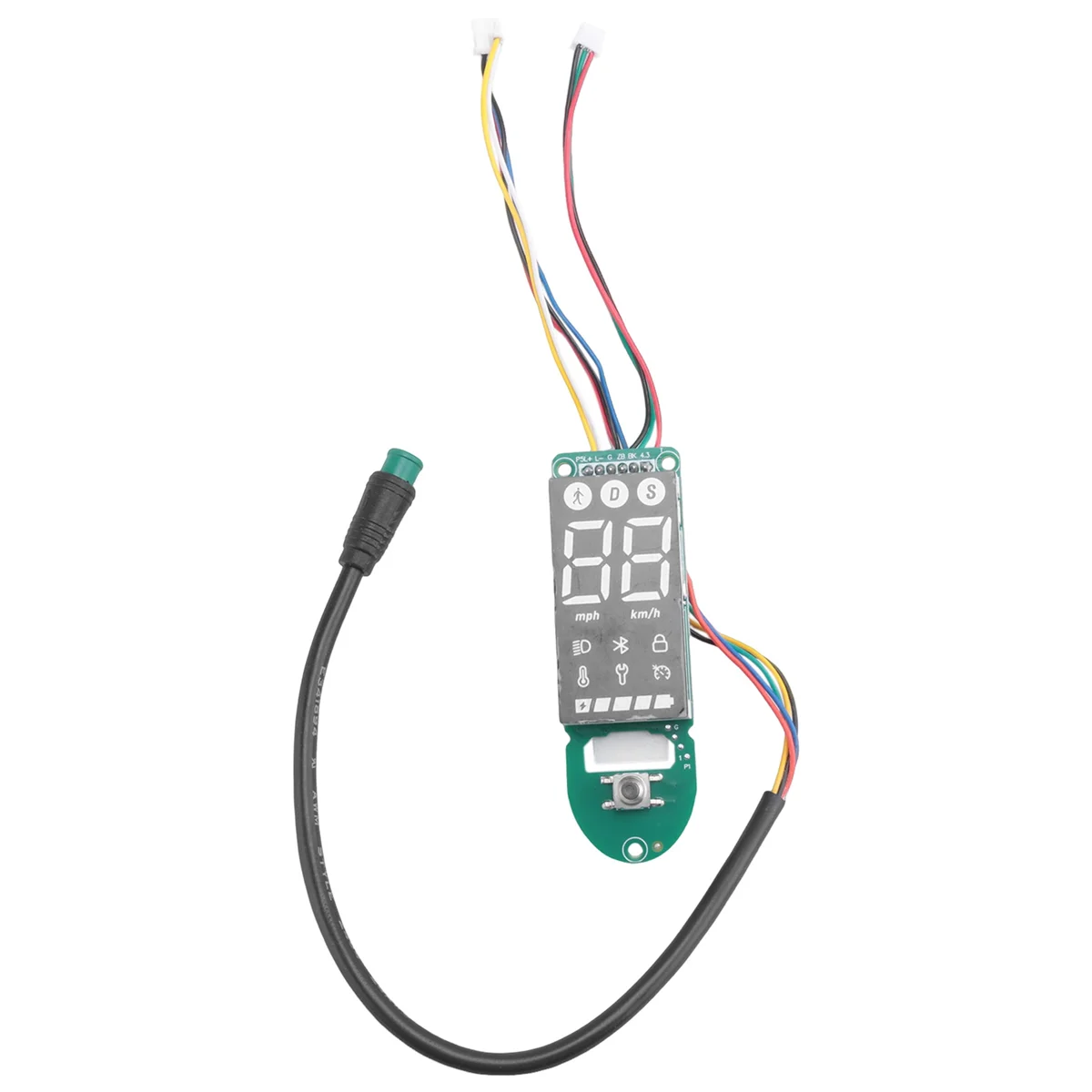 Electric Scooter Dashboard For MI Easy Install Circuit Board Remove Smoothly Minutes Data Display Instantly Cool Clear