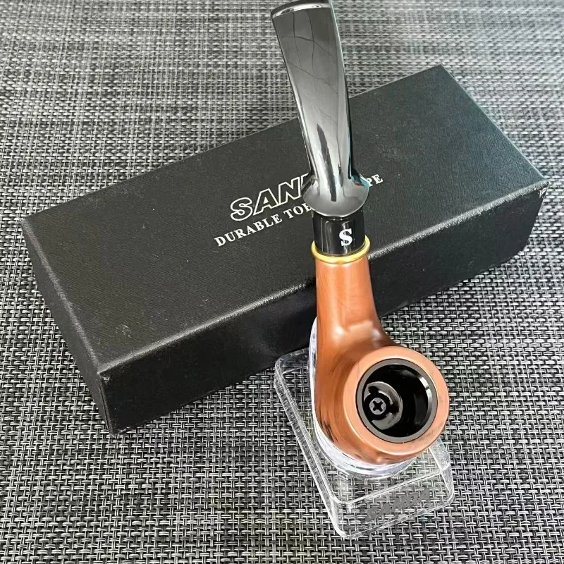 SD110 Resin Smoking Pipe Removable to Clean Reducing Tar Healthy Tobacco Pipe complete set Cleanable Men Smoking Accessories