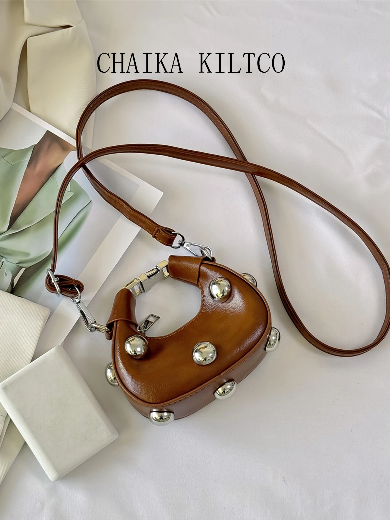 CHAIKA KILTCO 2025 حقيبة كروس نسائية صغيرة عصرية جديدة، حقيبة كتف أنيقة لملابس عصرية وغير رسمية