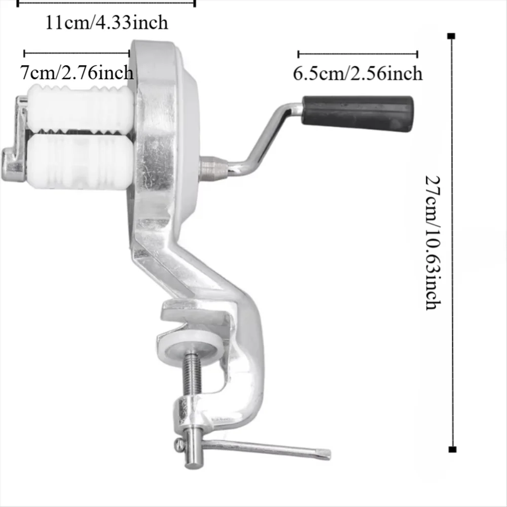 أدوات المطبخ دليل آلة الكافاتيلي مريح توفير العمالة صانع المعكرونة كرنك اليد صانع المعكرونة المعجنات