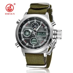 Digital Men Military Watch Dual Time Waterproof Wristwatch LED Quartz Clock Sport Watch Male Big Watches Men Relogios Masculino