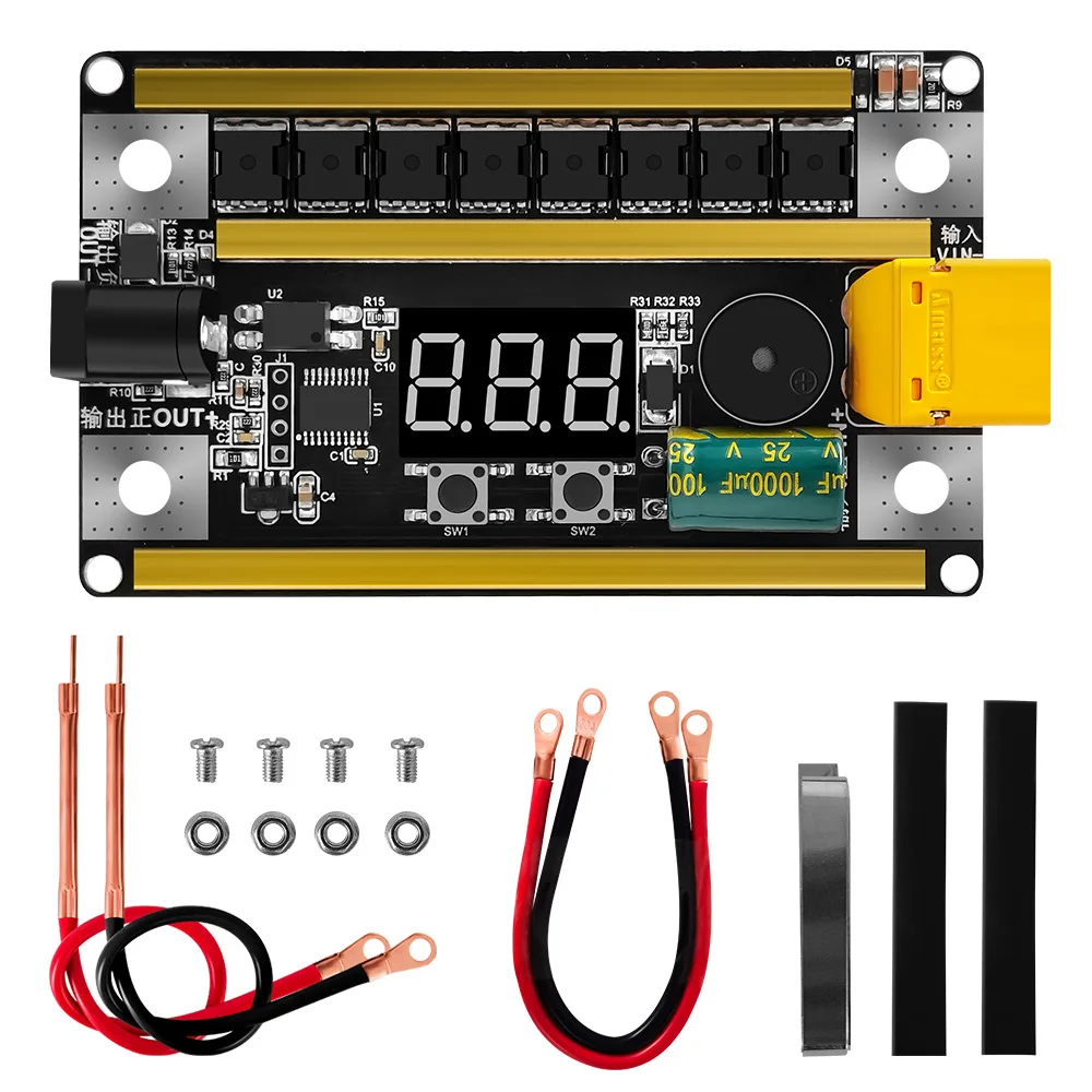 

12V Spot Welder for 18650 Lithium Battery DIY Kits 99 Gears Power Adjustable Digital Spot Welding Machine PCB Circuit Board