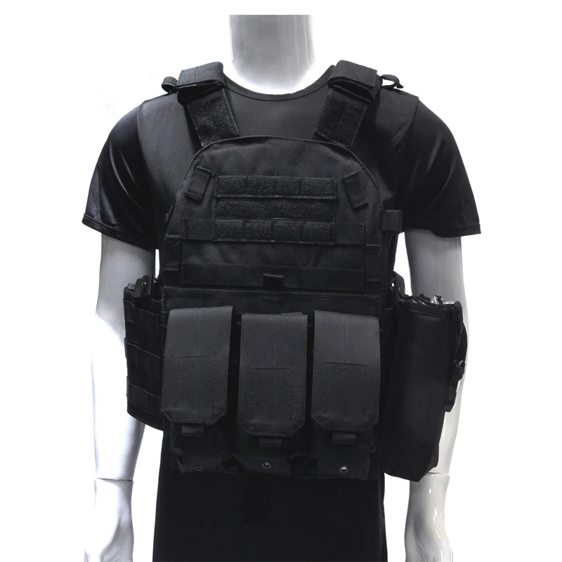 Imagem -06 - Traje de Combate do Exército Colete de Combate do Exército Bolsa de Nylon Colete de Equipamento Molle Colete à Prova de Balas Acessórios para Armas de ar de Caça 6094