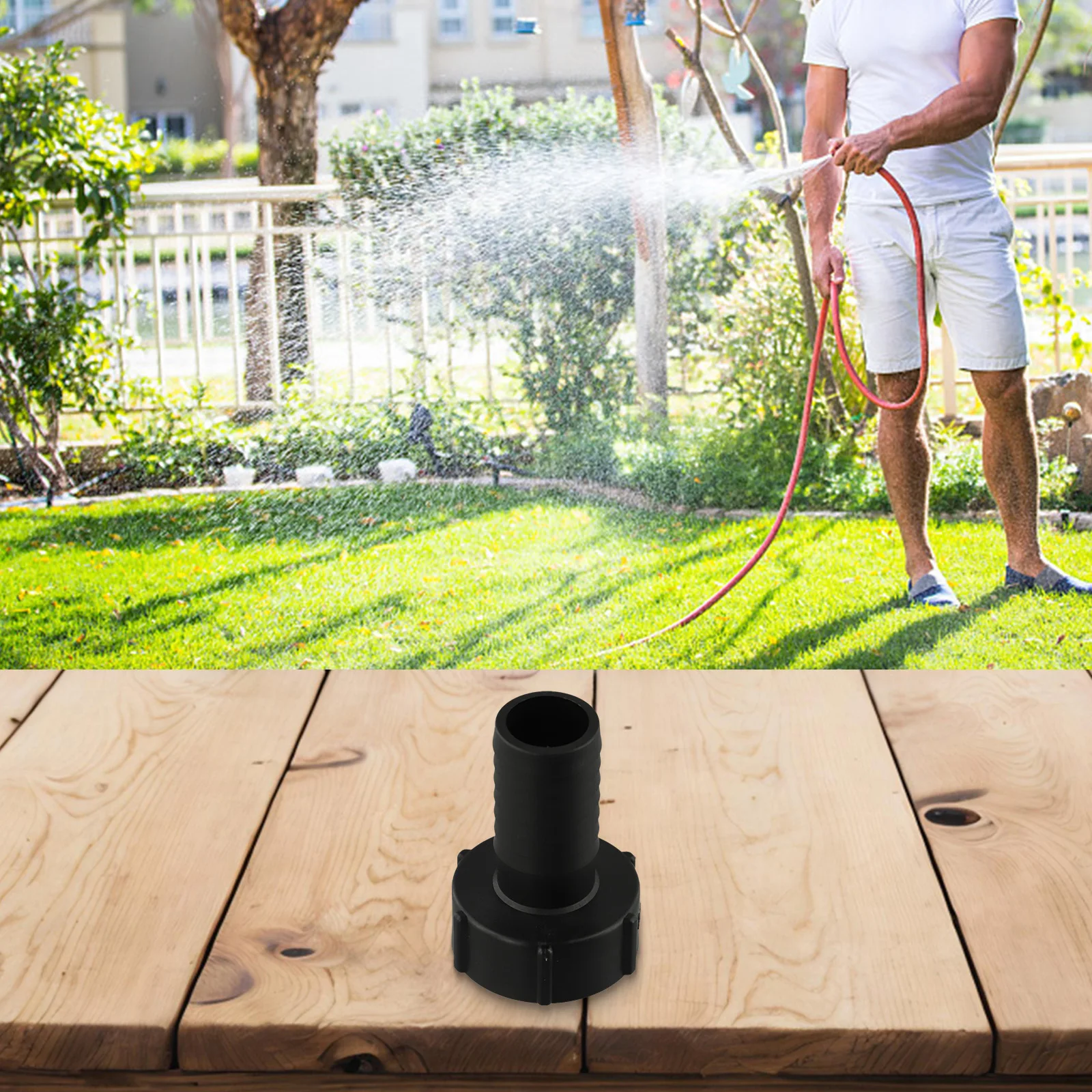 Quick Release Fitting IBC Water Tank Adapter Irrigation Watering Systems Irrigation Tool 1 Piece Industrial Use