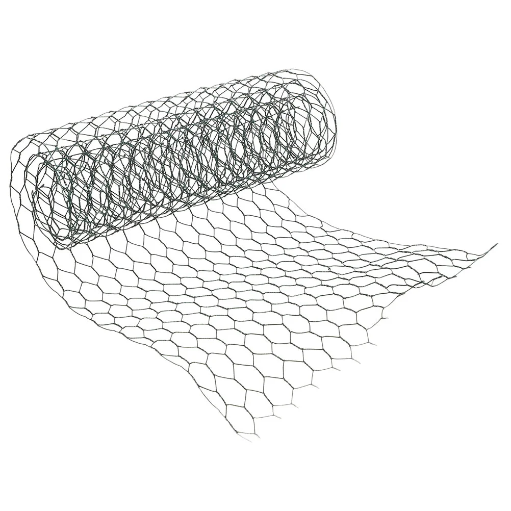 Flower Arrangement Chicken Wire Mesh Fence Netting for Coop Bailing Lightweight Garden Floral Supplies Craft Iron