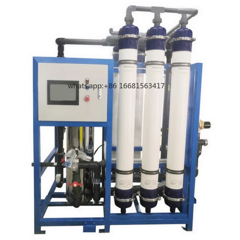 10T/H Water Treatment UF Plant Sewage Recycling System Ultrafiltration Membrane Water Filtration System Flood Water Maker