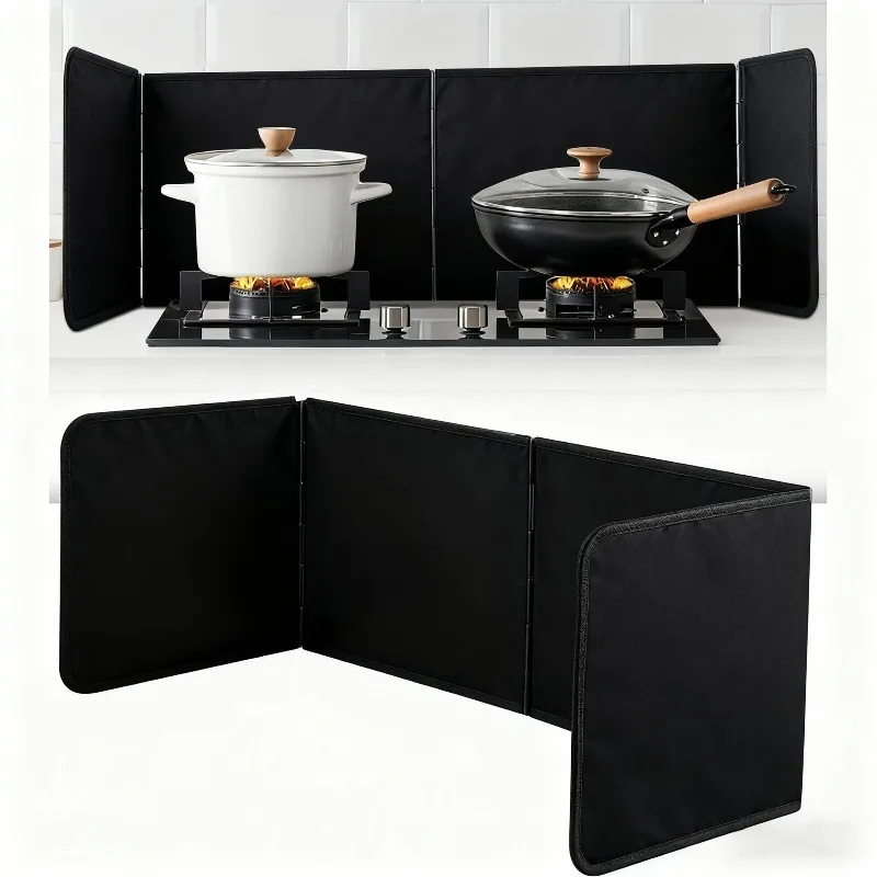 Gas Stove Oil Baffle, Heat Insulation Board, Kitchen Cooking Special Oil Baffle, Stove Countertop Splash Proof Oil Baffle