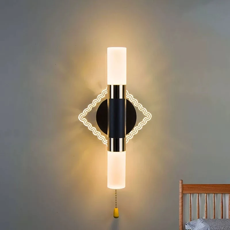 

Modern Crystal Wall Lamp, Art Design for Living Room, Light Luxury Trendy Decor Background Wall Bedroom Lighting