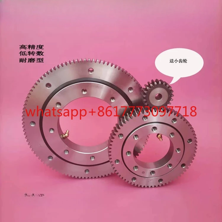 

011.10.120 Slewing ring with outer teeth Small rotating industrial turntable bearing 011.10.100