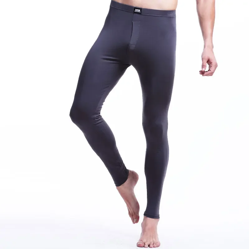 Element long Johns men thin Modal single slim fit comfortable autumn and winter leggings fleece pants youth thermal pants