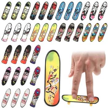 10 pçs mini skate fingerboard dedo scooter crianças brinquedo coisas legais gadgets festa favores engraçado presente idéia kinder spiele