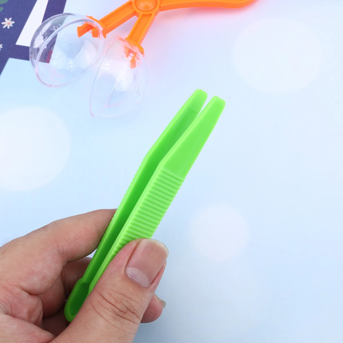 

3 Set Insect Scissors Clip Tweezers Toddler Tongs Preschool Learning Toys Catcher