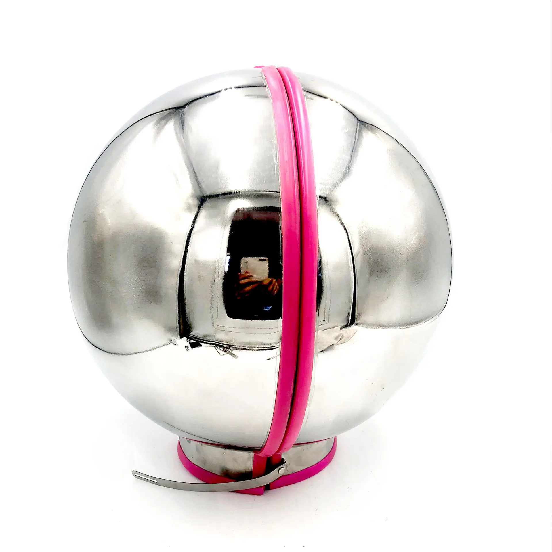 Stainless Steel Erotic Helmet Headgear with Lock Visible Male Female Ball Helmet SM Couple Sex - Image 2