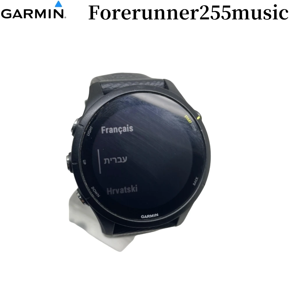 Оригинальные умные часы Garmin Forerunner255 Music GPS GLONASS GALILEO AZSS Marathon соревновательные кислороды в крови с мониторингом сердечного ритма