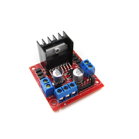 1PCS L298N Dual Stepper Motor Driver Controller Board Module RED Dual H-Bridge Electronics Tantalum Capacitor diy electronics