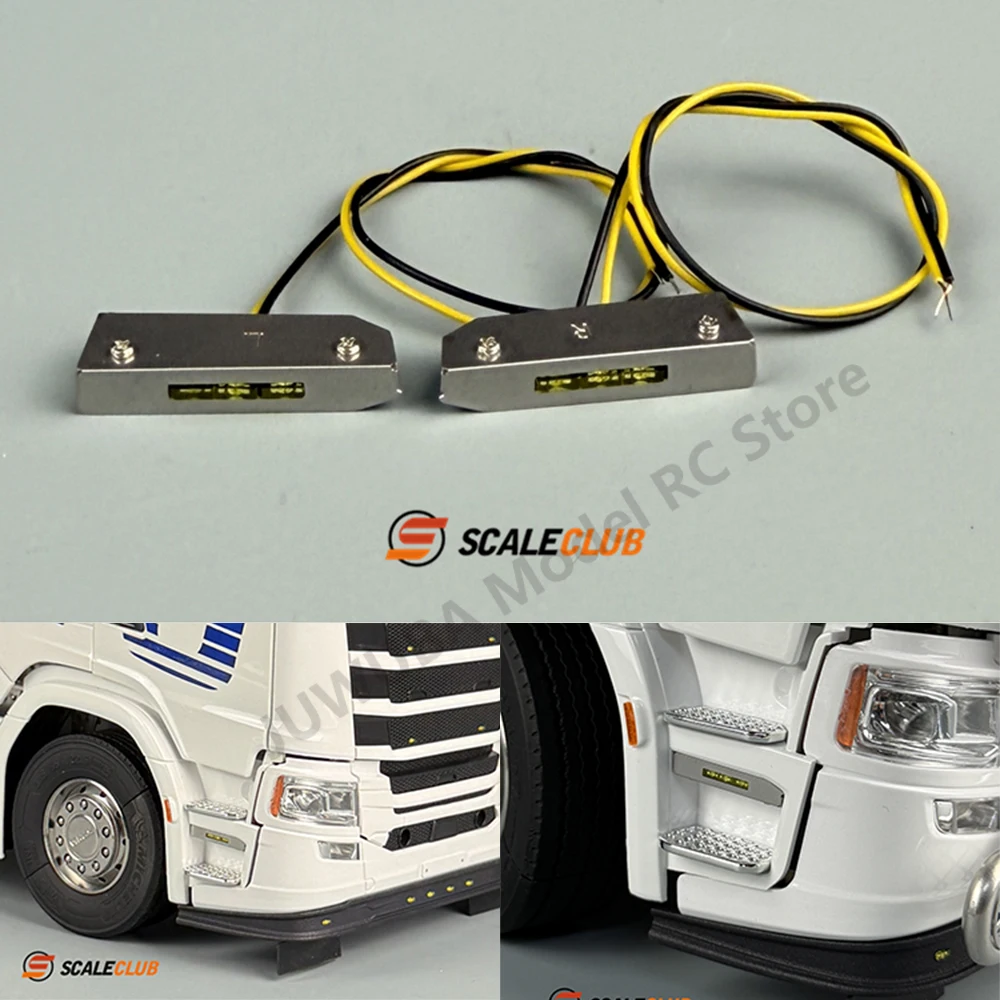 

Scaleclub 770S металлическая ножная лампа педаль со светом для 1/14 Tamiya SCANIA 770S 6X4 56368 8X4 56371 аксессуары для обновления автомобиля игрушки