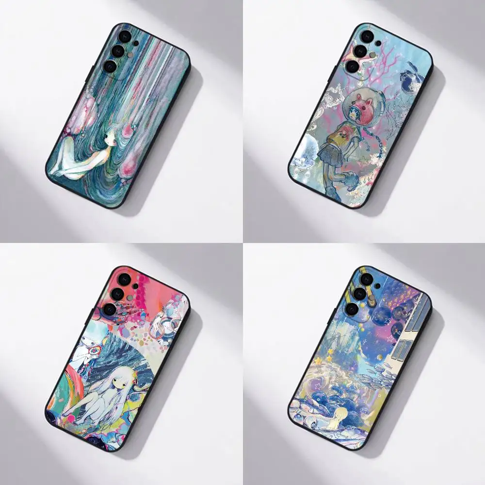 Kikuo SINGER Japan Music Phone Case Black Silicone Soft For Samsung S25,S24,S21,S22,S23,S30,Ultra,S20,Plus,Fe,Lite