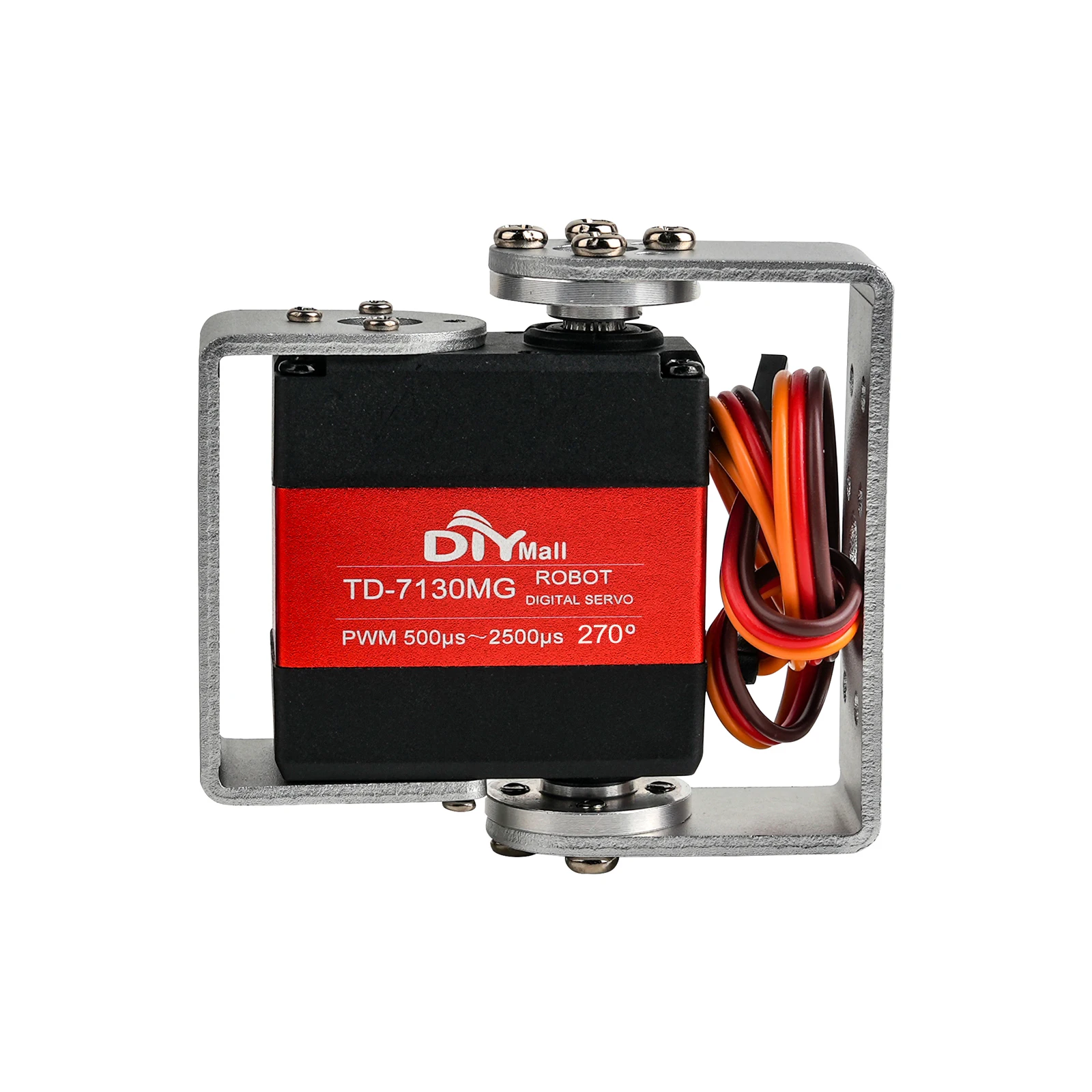 15KG/20KG/25KG/30KG/35KG Metal Digital Servo 4.8-8.4V 180/270 Degree Dual Axis Brushed Motor For RC Cars Robots Angle Control