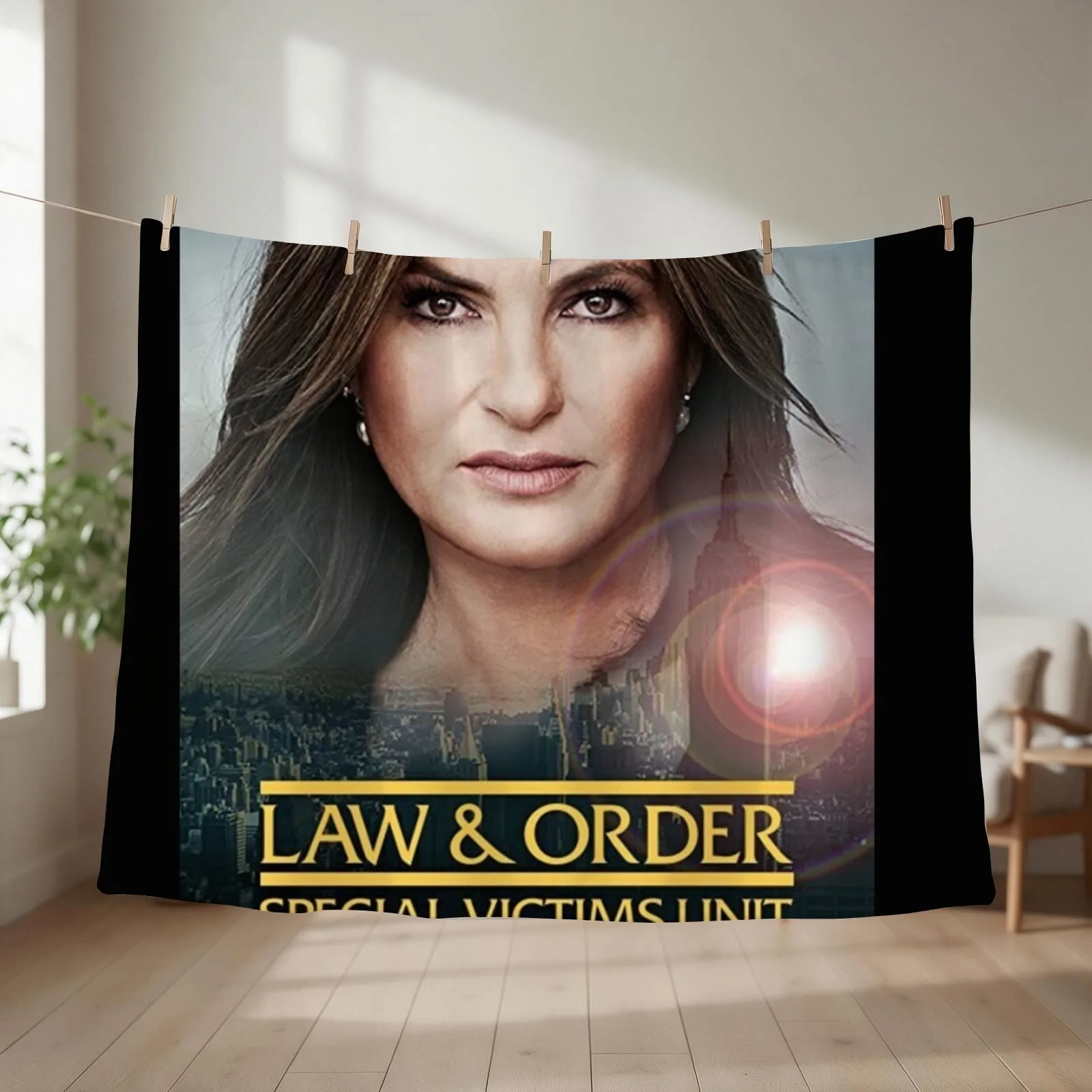 Law & Order SVU Throw Blanket Travel Tourist Weighted Sofa Quilt Blankets