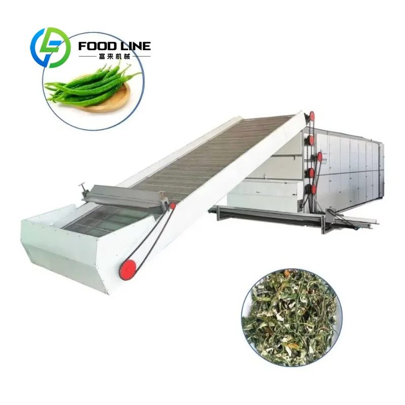 Customize Automatic Belt Dryer Multi-Layer Conveyor Food Drying Oven Machine for Fruit  Mesh Belt Dryer